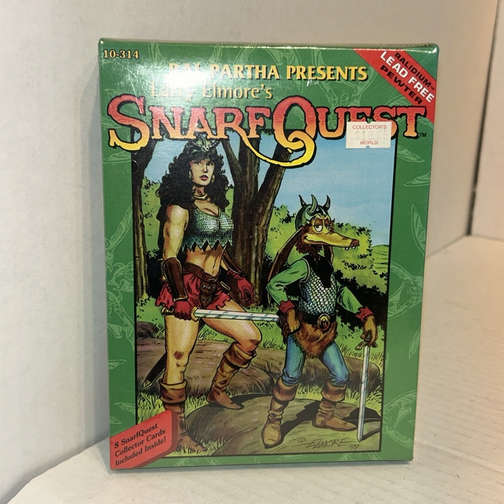 Vintage Ral‎ Partha 10-314 Larry Elmore's Snarf Quest Miniatures New in Shrink